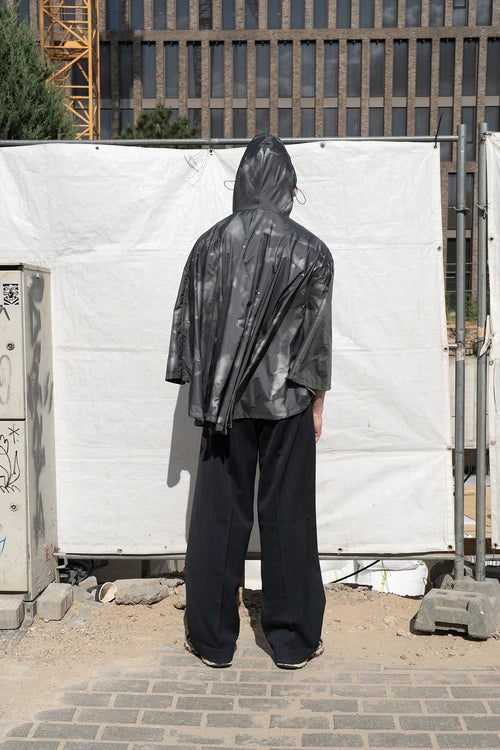 Black Komorebi Raincoat